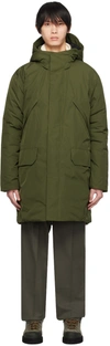 NORSE PROJECTS GREEN STAVANGER COAT