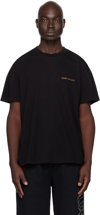 Awake Ny Back-print Cotton T-shirt In Black