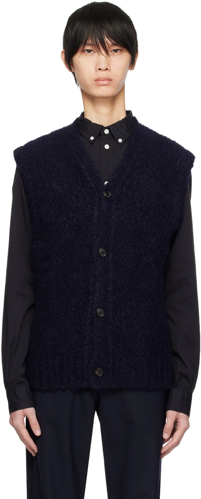 Norse Projects Navy August Cardigan