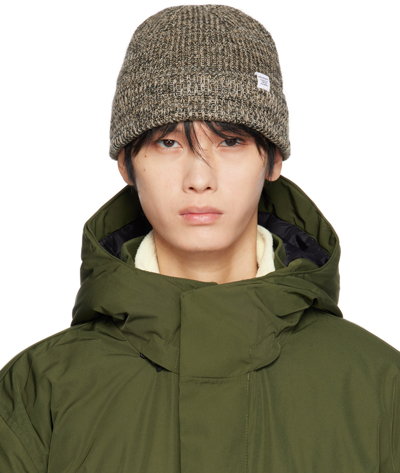Norse Projects Watch Cap Tab 标贴套头帽 In Brown
