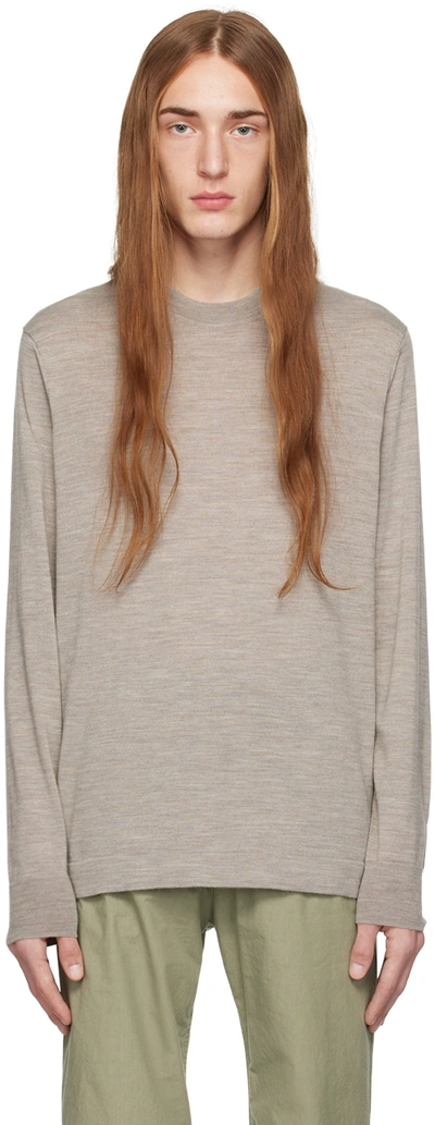 Norse Projects Beige Teis Tech Sweater In Sand