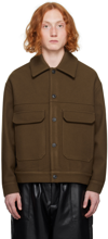 LOWNN BROWN RELAXED FIT JACKET