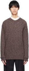 NORSE PROJECTS BURGUNDY RASMUS SWEATER