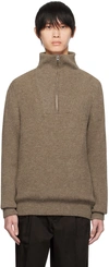 NORSE PROJECTS TAUPE ARILD SWEATER