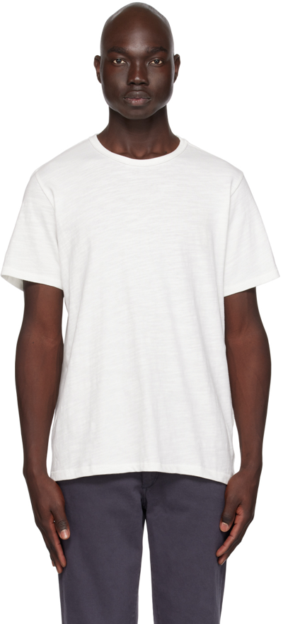 Rag & Bone White Classic T-shirt In Wht