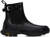 Roa Buckle-detail Chunky Boots In 001 Black