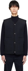 Norse Projects Navy Peter Vest In Dark Navy