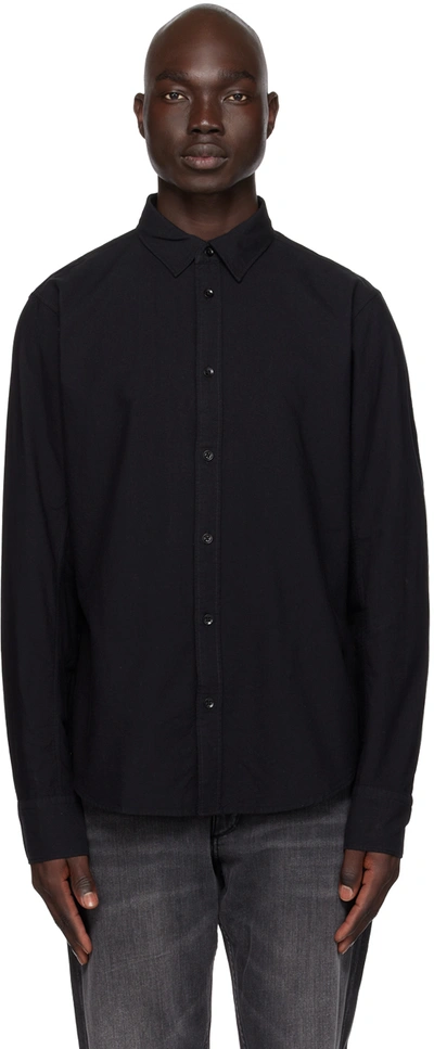 Rag & Bone Fit 2 Cotton Oxford Shirt In Black