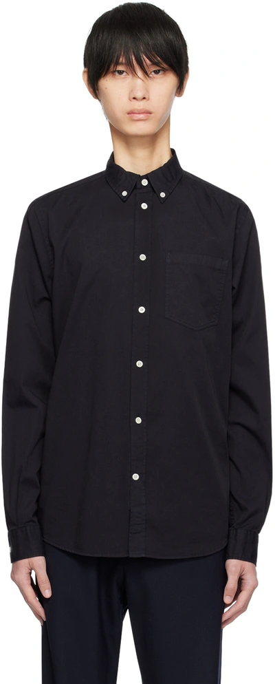 Norse Projects Navy Anton Shirt In Dark Navy