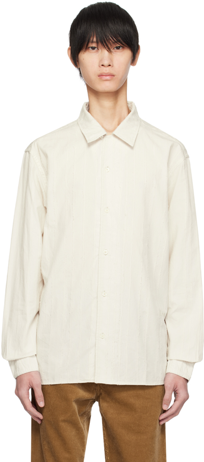 Norse Projects Off-white Carsten Shirt In Marble White