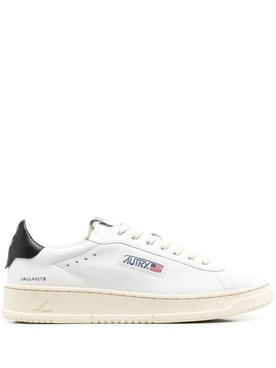 Autry Dallas Low Man Trainers Shoes In White