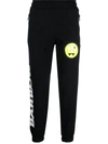 Barrow Logo-print Elasticated Cotton Track Pants In Black
