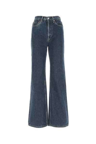 Re/done Pantalone Jeans In Blue
