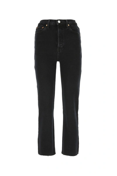 Re/done Re Done Jeans In Jetblueblack