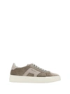 Santoni Dbs1 Sneakers In Grey Suede In Dbs