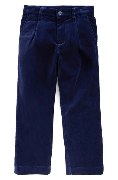 Mini Boden Kids' Pleated Smart Trouser Bluing Boys Boden