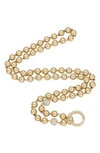 Eden Presley Mardi Gras 14k Yellow Gold Diamond Necklace In White Diamond