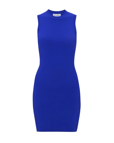 Victoria Beckham Vb Body Mini Dress In Blue