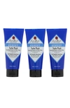 JACK BLACK ROAD WARRIORS TURBO WASH® ENERGIZING CLEANSER FOR HAIR & BODY 3-PACK $30 VALUE