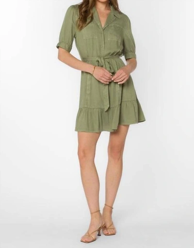 Velvet Heart Belva Dress In Olive In Green