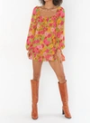 SHOW ME YOUR MUMU BRIAR MINI DRESS IN CARNABY FLORAL