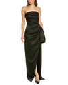 Nicholas Erelyn Strapless Gown In Black