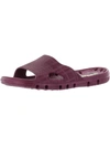 Tecs Womens Open Toe Perforated Pool Slides In Multi