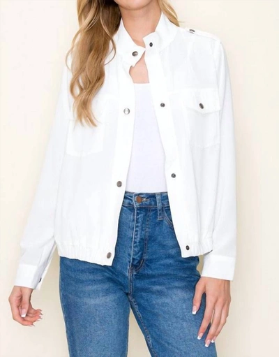 Staccato Allie Utility Jacket In White