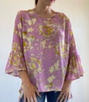 Laroque Ivy Top In Malibu Floral In Multi