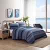 NAUTICA ADDISON TWIN REVERSIBLE QUILT AND SHAM SET