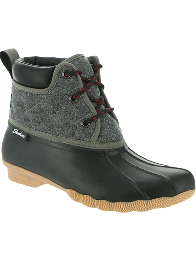 Skechers Pond Lil Puddles Womens Quilted Waterproof Winter Boots In Multi