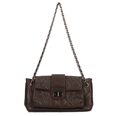 Pre-owned Chanel 2.55 Leather Shoulder Bag () In Brown