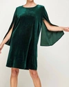 SEE AND BE SEEN CROSSING PATHS DRESS IN GREEN