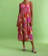 Sanctuary Floral Drop Seam Maxi Dress In Multi