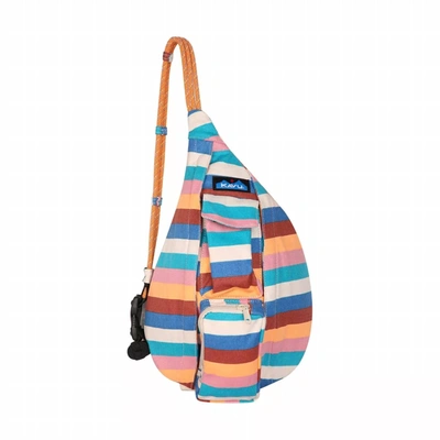 Kavu Mini Rope Bag In Sweet Stripe In Multi