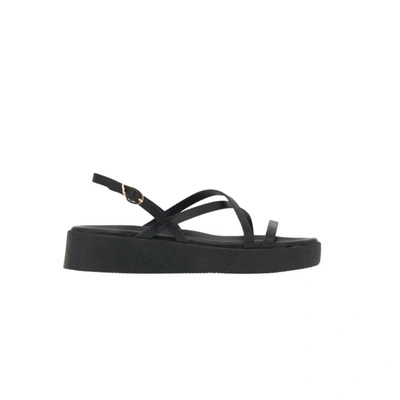 Ancient Greek Sandals Silia Slingback Sandals In Black