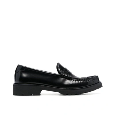 Saint Laurent Moccasin Loafer In Black