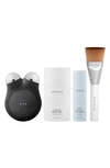 Nuface Mini+ Smart Petite Facial Toning Device Kit In Black