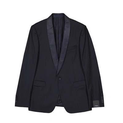 Z Zegna Wool Blazer Jacket In Black