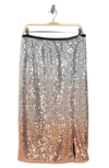 JACLYN SMITH OMBRÉ SEQUIN SKIRT