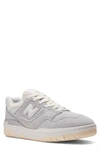 New Balance 550 Panelled Suede Sneakers In Grey