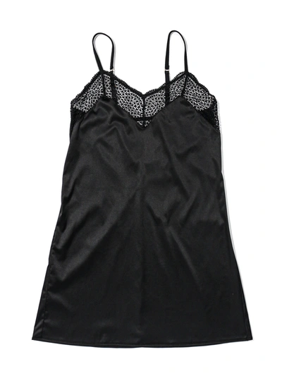 Hanky Panky Wrapped Around You Chemise In Black