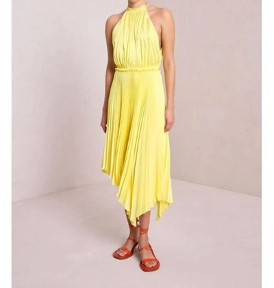 A.l.c Claudia Dress In Daffodil In Multi