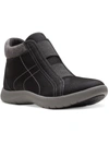 Cloudsteppers By Clarks Womens Slip On Laceless Ankle Boots In Black