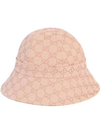 Gucci Gg Canvas Bucket Hat In Pink