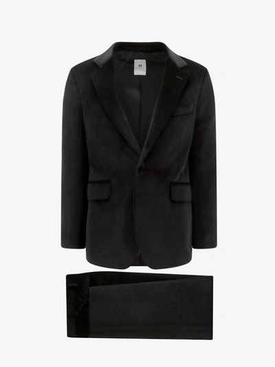 Pt Torino Suit In Black