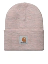 Carhartt Acrylic Watch Hat In Pink & Purple