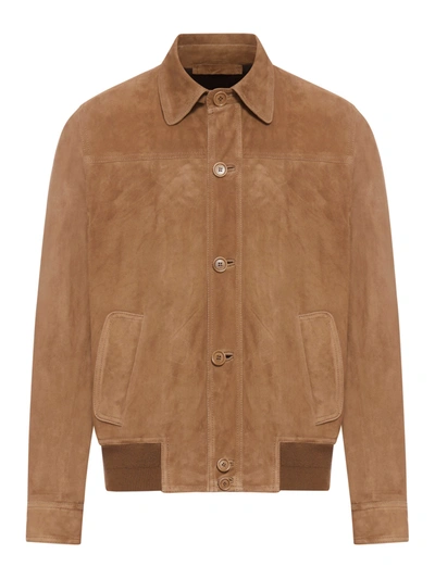 Salvatore Santoro Bomber Jacket In Brown