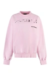 Balenciaga Logo-print Sweatshirt In Pink