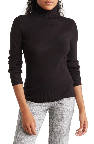 French Connection Babysoft Turtleneck Jumper In Black